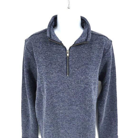Gap Men's Small Midnight Blue Half-Zip Pullover Sweater NWT $59.95 - Picture 3 of 6